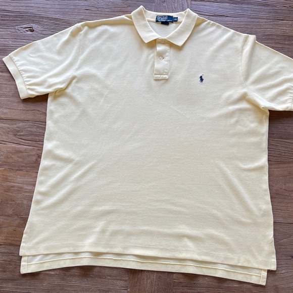 Ralph Lauren Polo shirt XL men lemon yellow - Picture 1 of 6